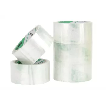 LEAN Akrilinė pakavimo juosta Transparent 48mm x 50 jardų