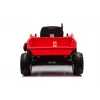 LEAN CARS 24V elektrinis traktorius HC-306 raudonas su priekaba
