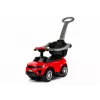 LEAN CARS 614W Vaikiškas stumiamas automobilis su tėvų rankena - Raudonas