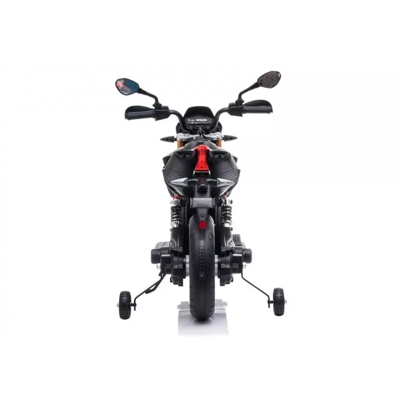 LEAN CARS Aprilia A007 Electric Ride On Motorbike Black
