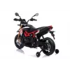 LEAN CARS Aprilia A007 Electric Ride On Motorbike Black & Red