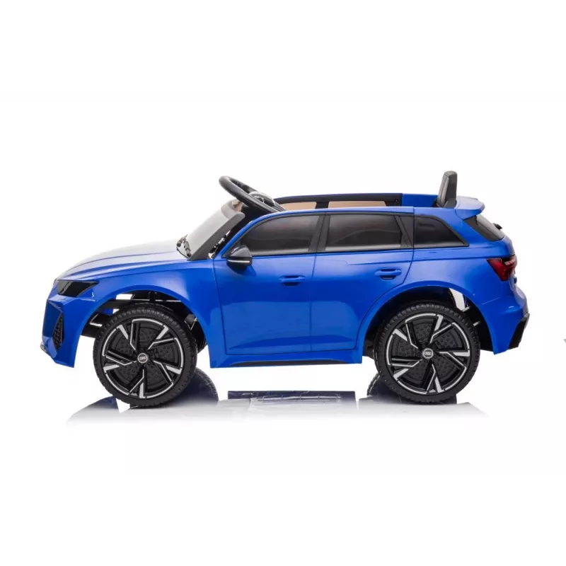 LEAN CARS Audi RS6 BRD-2118 baterijomis varoma transporto priemonė mėlyna
