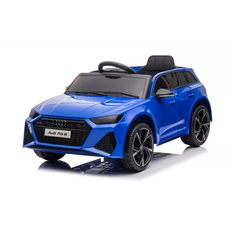 LEAN CARS Audi RS6 BRD-2118 baterijomis varoma transporto priemonė mėlyna