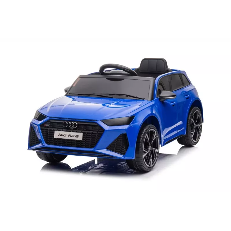 LEAN CARS Audi RS6 BRD-2118 baterijomis varoma transporto priemonė mėlyna