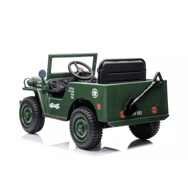 LEAN CARS Battery Car JH-103 Army Green 4x4