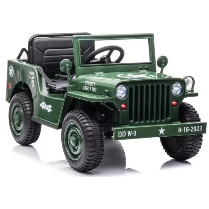 LEAN CARS Battery Car JH-103 Army Green 4x4