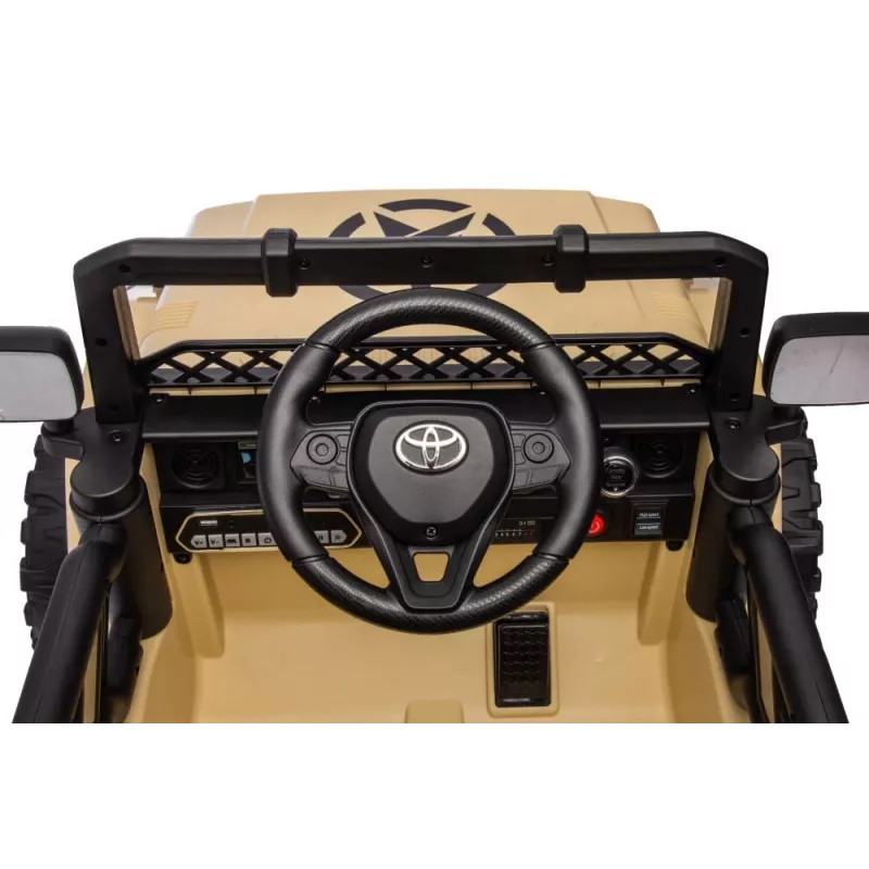 LEAN CARS Battery Car Toyota FJ Khaki 4x4 15765 Lean Toys