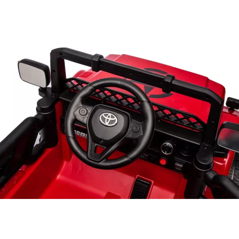 LEAN CARS Battery Car Toyota FJ Red 4x4 15763