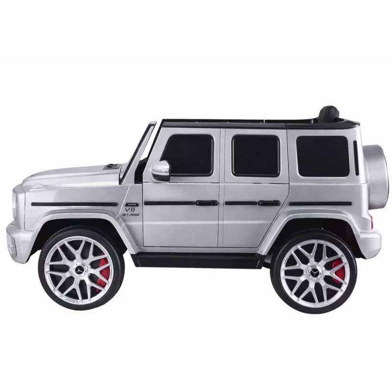 LEAN CARS Battery Operated Car Mercedes G63 S306-1 Silver