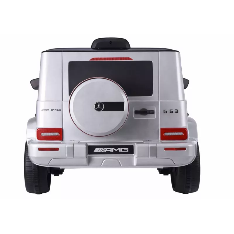 LEAN CARS Battery Operated Car Mercedes G63 S306-1 Silver
