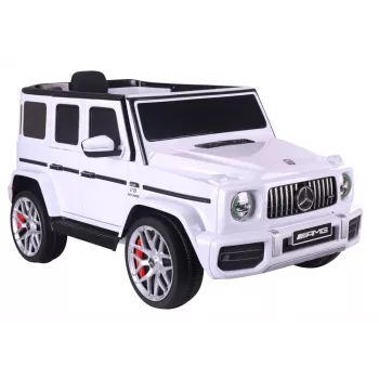 LEAN CARS Battery Operated Car Mercedes G63 S306-1 White