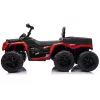 LEAN CARS Baterijomis varomas keturratis ATV 6 ratai su priekaba JC606 24V 4x4 Raudonas