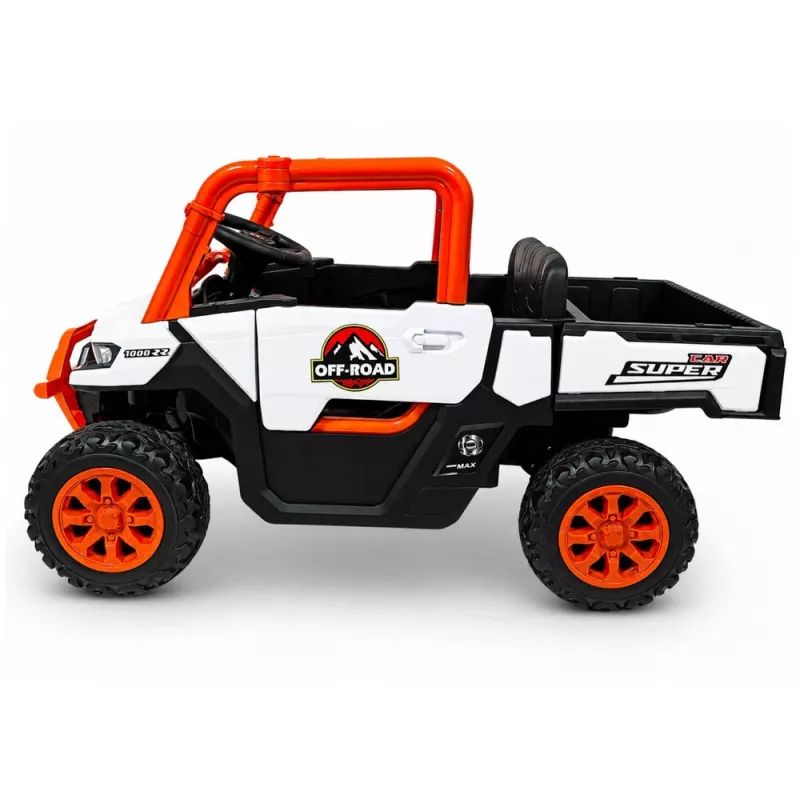 LEAN CARS baterijomis varomas 4x4 automobilis GTS2299-H 24V oranžinis