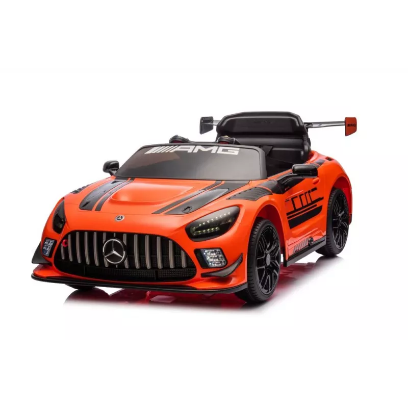 LEAN CARS baterijomis varomas automobilis Mercedes AMG GT3 oranžinis