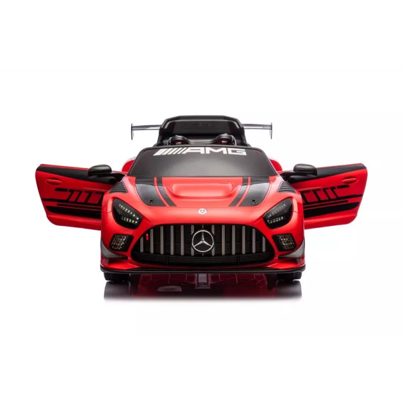 LEAN CARS baterijomis varomas automobilis Mercedes AMG GT3 raudonas