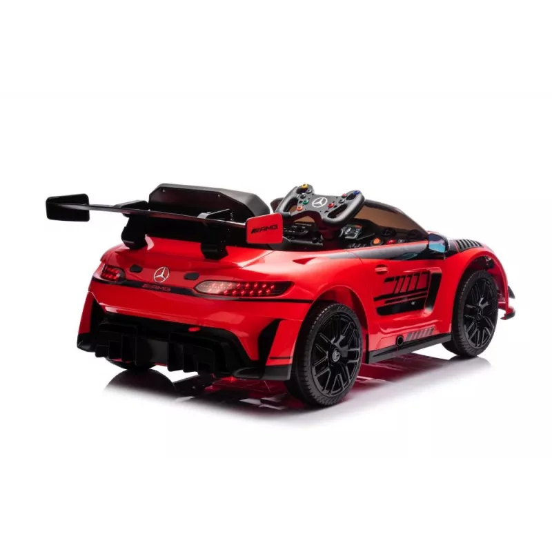 LEAN CARS baterijomis varomas automobilis Mercedes AMG GT3 raudonas