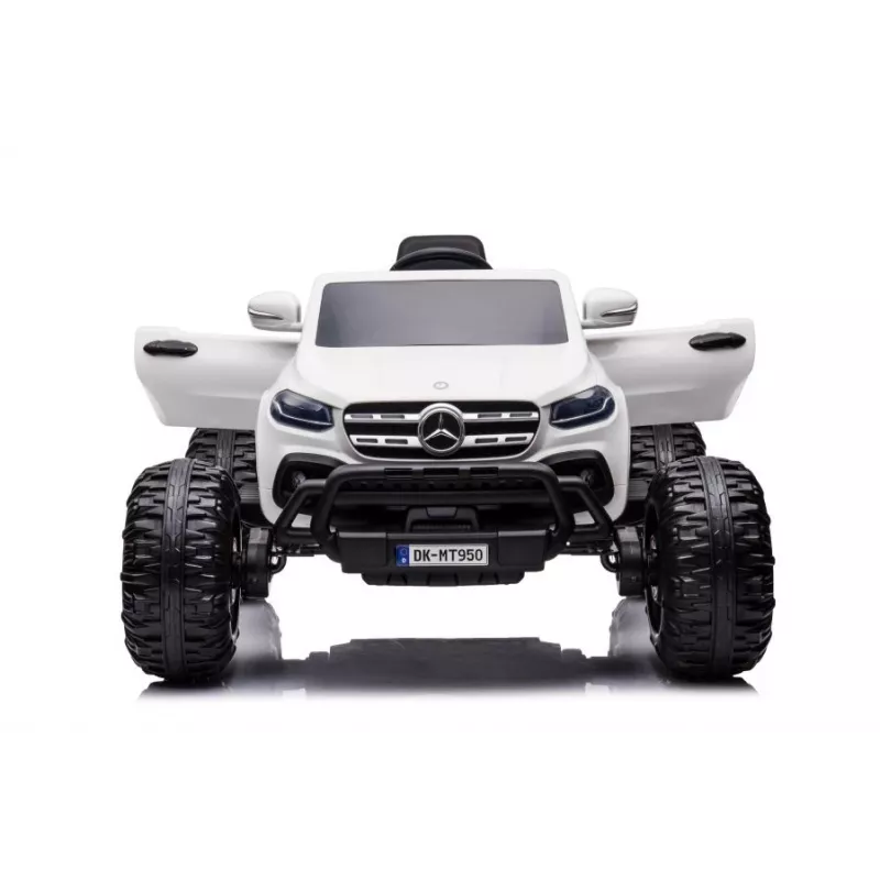 LEAN CARS baterijomis varomas automobilis Mercedes DK-MT950 4x4 baltas