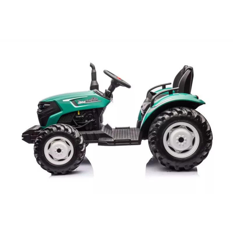 LEAN CARS elektrinis traktorius su pedalais HC-306 tamsiai žalia 24V