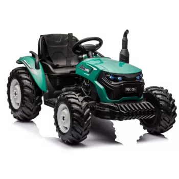 LEAN CARS elektrinis traktorius su pedalais HC-306 tamsiai žalia 24V