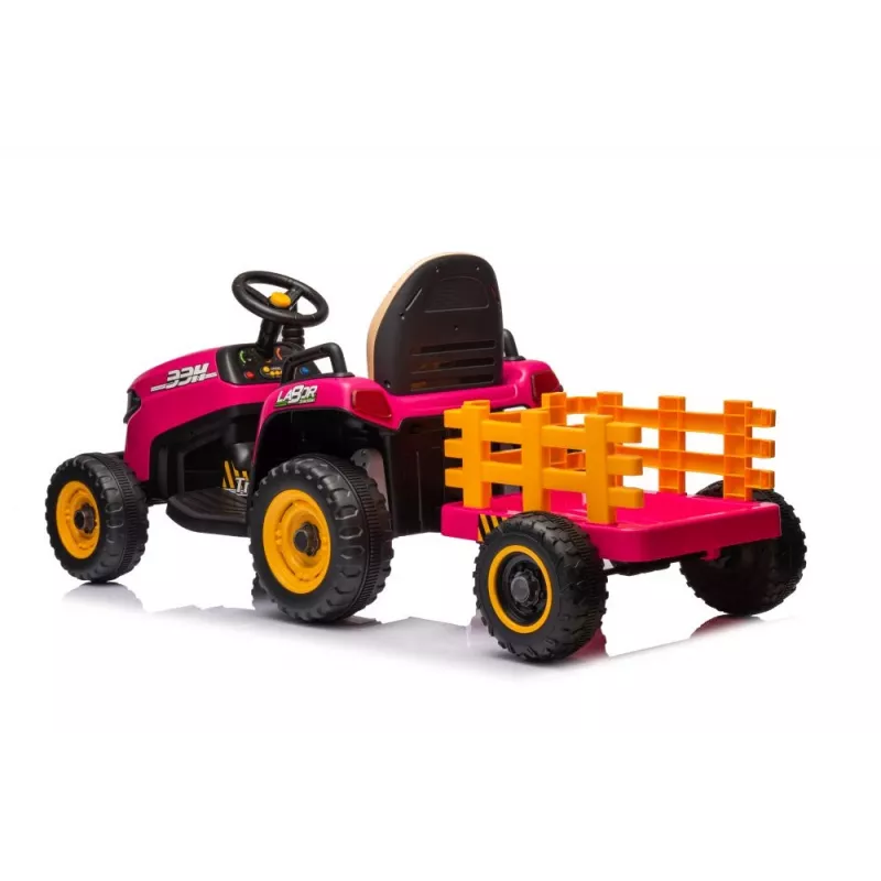 LEAN CARS Battery-Powered Tractor BBH-030 Pink