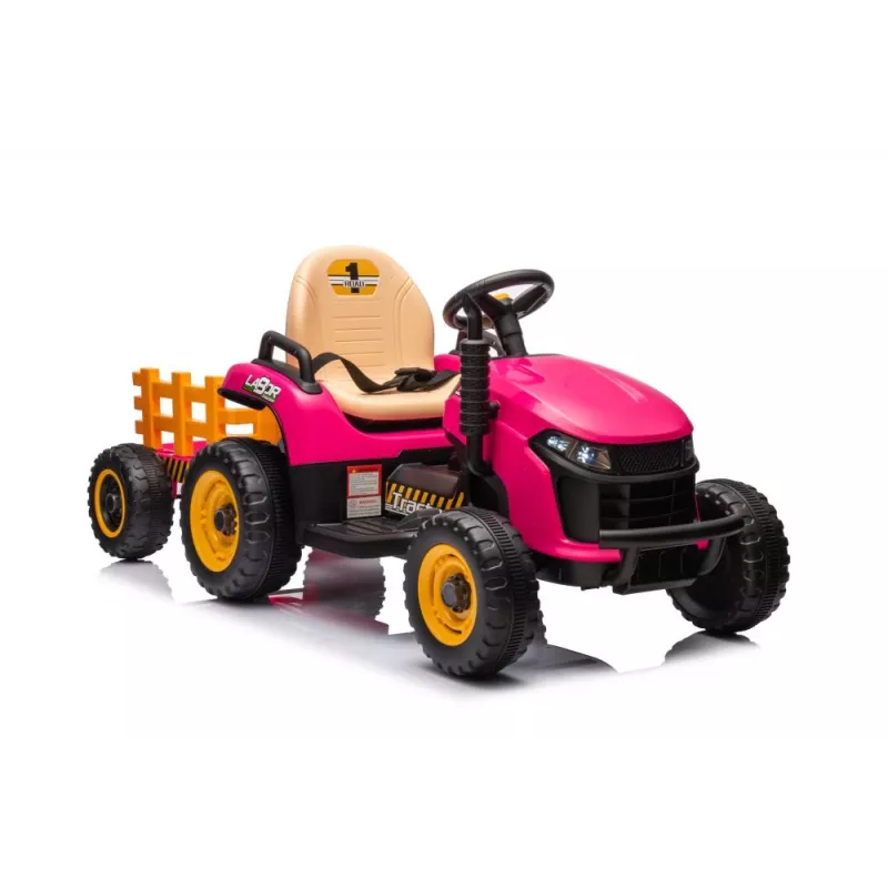 LEAN CARS Battery-Powered Tractor BBH-030 Pink