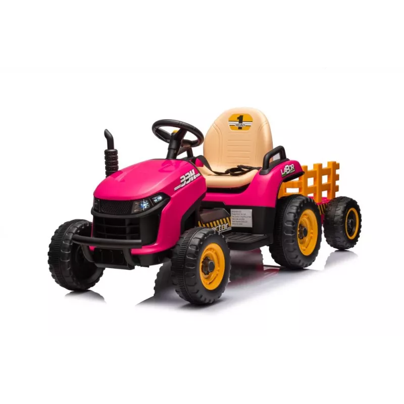 LEAN CARS Battery-Powered Tractor BBH-030 Pink