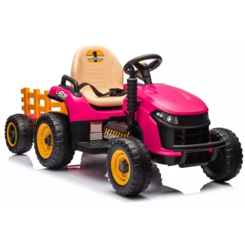 LEAN CARS Battery-Powered Tractor BBH-030 Pink