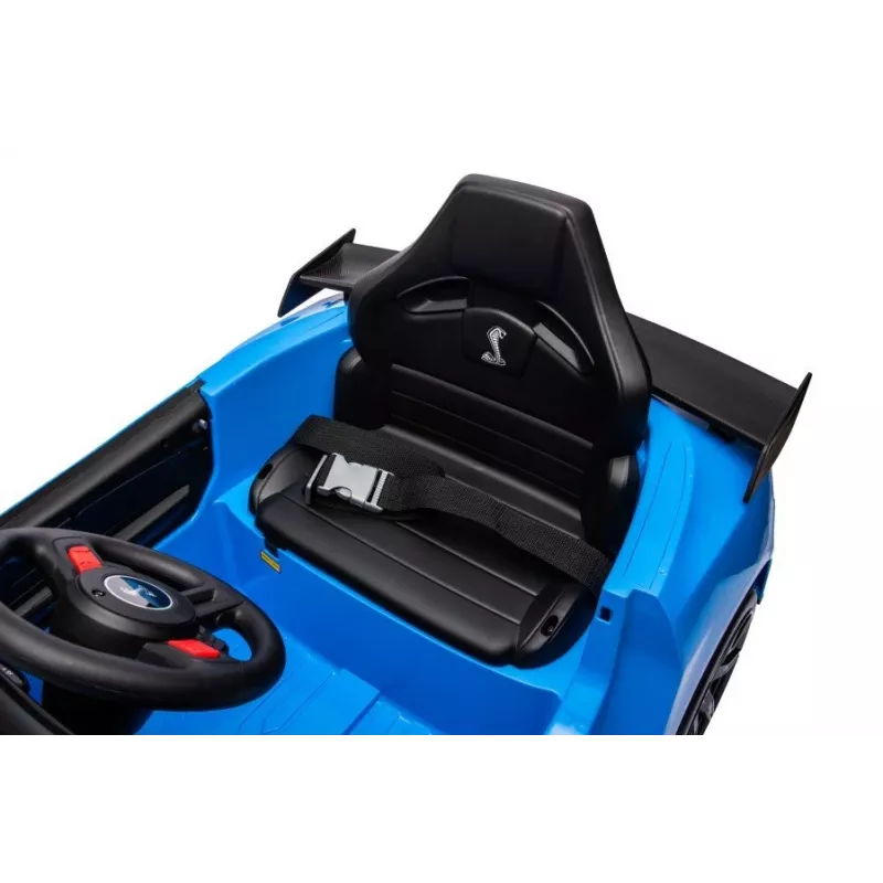 LEAN CARS baterijomis varoma transporto priemonė Ford Mustang GT500 Shelby mėlyna