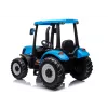 LEAN CARS Baterinis traktorius A011 24V Mėlynas – Važinėjamas žaislas su 2x200W varikliais, Nuotolinio valdymo pulteliu, LED lemputėmis, Bluetooth