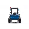 LEAN CARS Battery Tractor BLT-206 Blue 12V važiuojamas traktorius su priekaba ir nuotolinio valdymo pulteliu