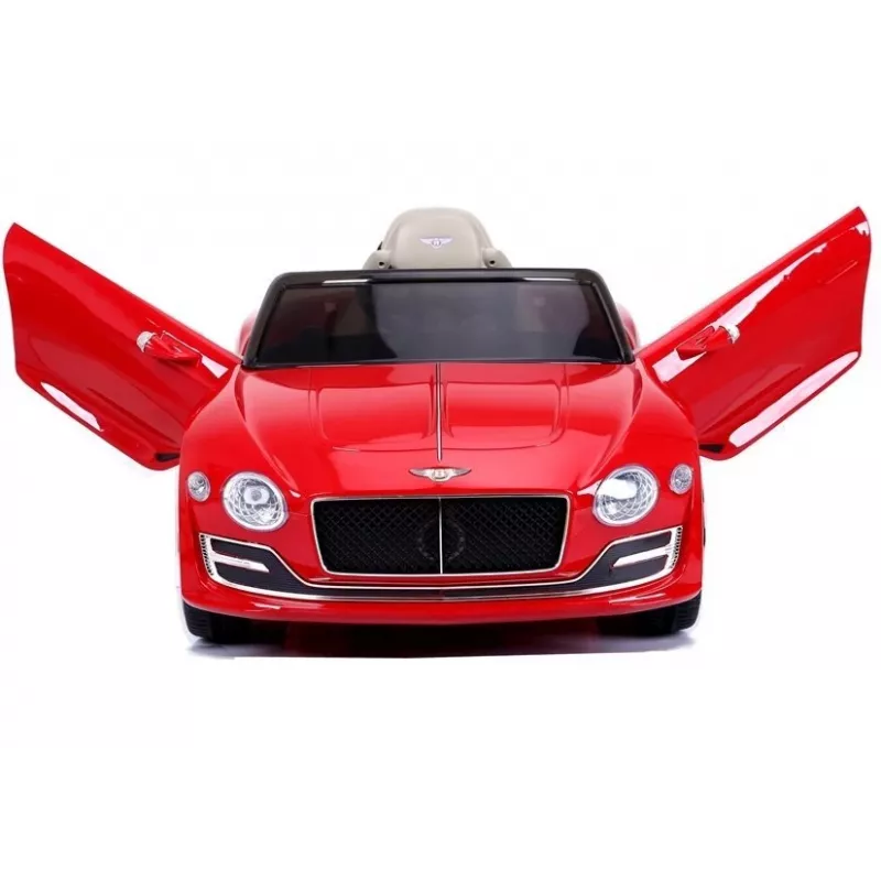 LEAN CARS Bentley Continental GT 12V elektrinis važiuojamas automobilis - raudonai dažytas