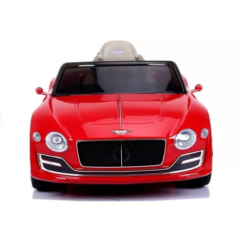 LEAN CARS Bentley Continental GT 12V elektrinis važiuojamas automobilis - raudonai dažytas
