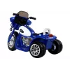 LEAN CARS Blue Electric Ride On Motorcycle JT568 Police for Children LED