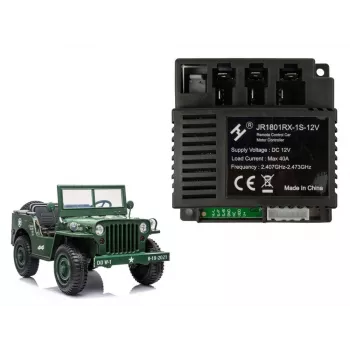 LEAN CARS Centrinis modulis JR1801RX-1S-12V, skirtas JH101 – 12V 2.4GHz vaikiško automobilio imtuvo valdymo plokštė