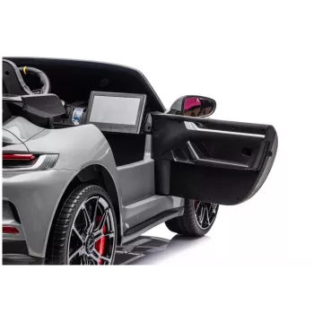 LEAN CARS DK-P911 Porsche GT3 24V Battery-Operated Car Grey