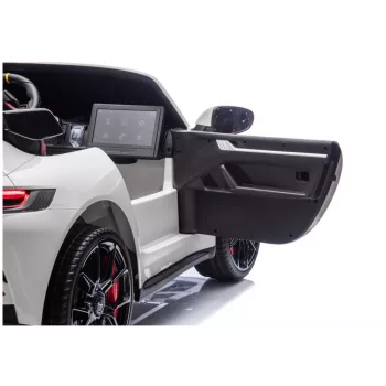 LEAN CARS DK-P911 Porsche GT3 24V akumuliatorinis važinėjamas automobilis baltas