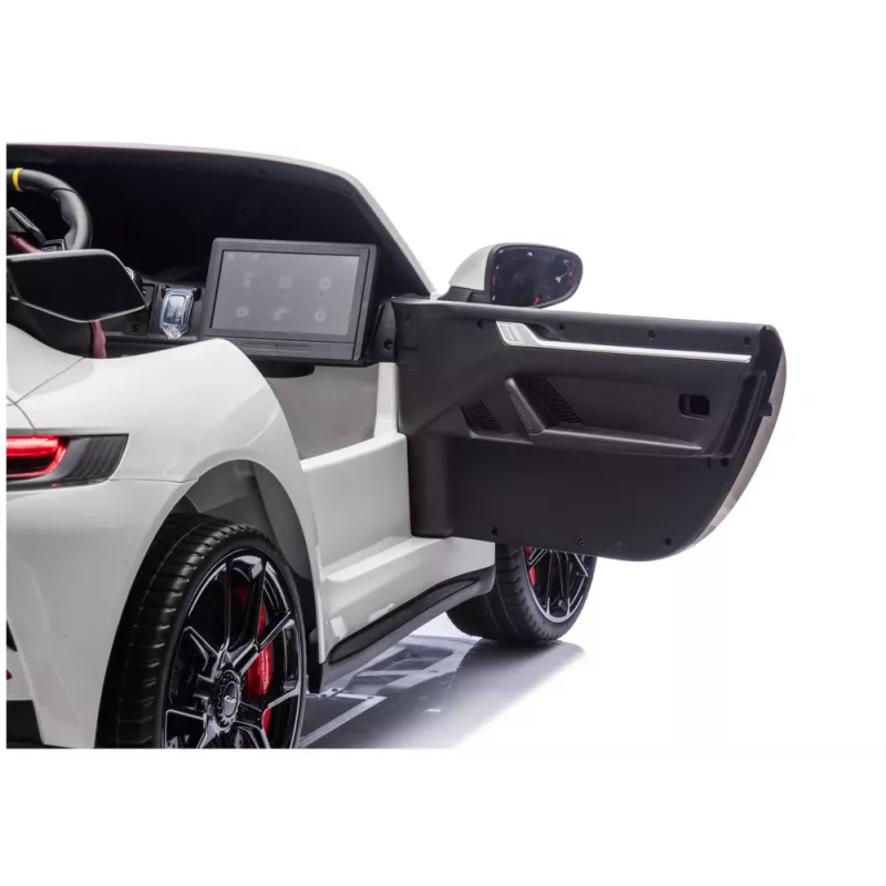 LEAN CARS DK-P911 Porsche GT3 24V akumuliatorinis važinėjamas automobilis baltas