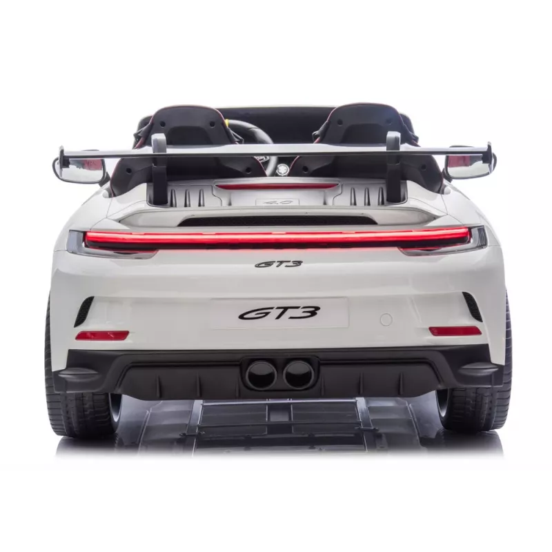 LEAN CARS DK-P911 Porsche GT3 24V akumuliatorinis važinėjamas automobilis baltas