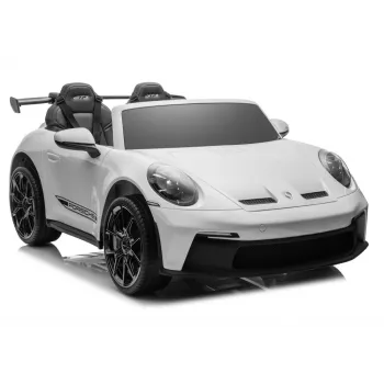 LEAN CARS DK-P911 Porsche GT3 24V akumuliatorinis važinėjamas automobilis baltas
