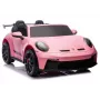 LEAN CARS DK-P911 Porsche GT3 24V rožinis akumuliatorinis važinėjamas automobilis