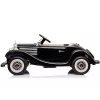 LEAN CARS elektrinis vaikiškas automobilis Mercedes 540K Classic Premium LED šviesos MP3 juodas