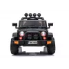 LEAN CARS Electric Ride-On Jeep BRD-7588 su LED žibintais, MP3, nuotolinio valdymo pultu, juodas 4x4