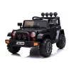 LEAN CARS Electric Ride-On Jeep BRD-7588 su LED žibintais, MP3, nuotolinio valdymo pultu, juodas 4x4