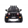 LEAN CARS Electric Ride-On Jeep BRD-7588 su LED žibintais, MP3, nuotolinio valdymo pultu, juodas 4x4