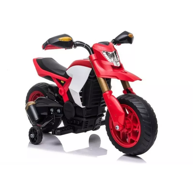 LEAN CARS Electric Ride-On Motorbike TR1909 Red