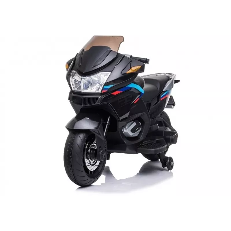LEAN CARS Electric Ride-On Motorbike XMX609 Black
