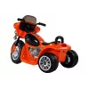 LEAN CARS Electric Ride On Motorcycle JT568 Police Orange LED