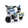 LEAN CARS Electric Ride-On Police Motorbike TR1912 White