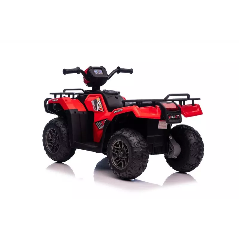 LEAN CARS elektrinis vaikiškas keturratis JC915 raudonas 12V