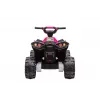 LEAN CARS elektrinis keturratis HL568 rožinis – 12V 2x30W vaikų ATV su muzika, LED lemputėmis, 30 kg talpa